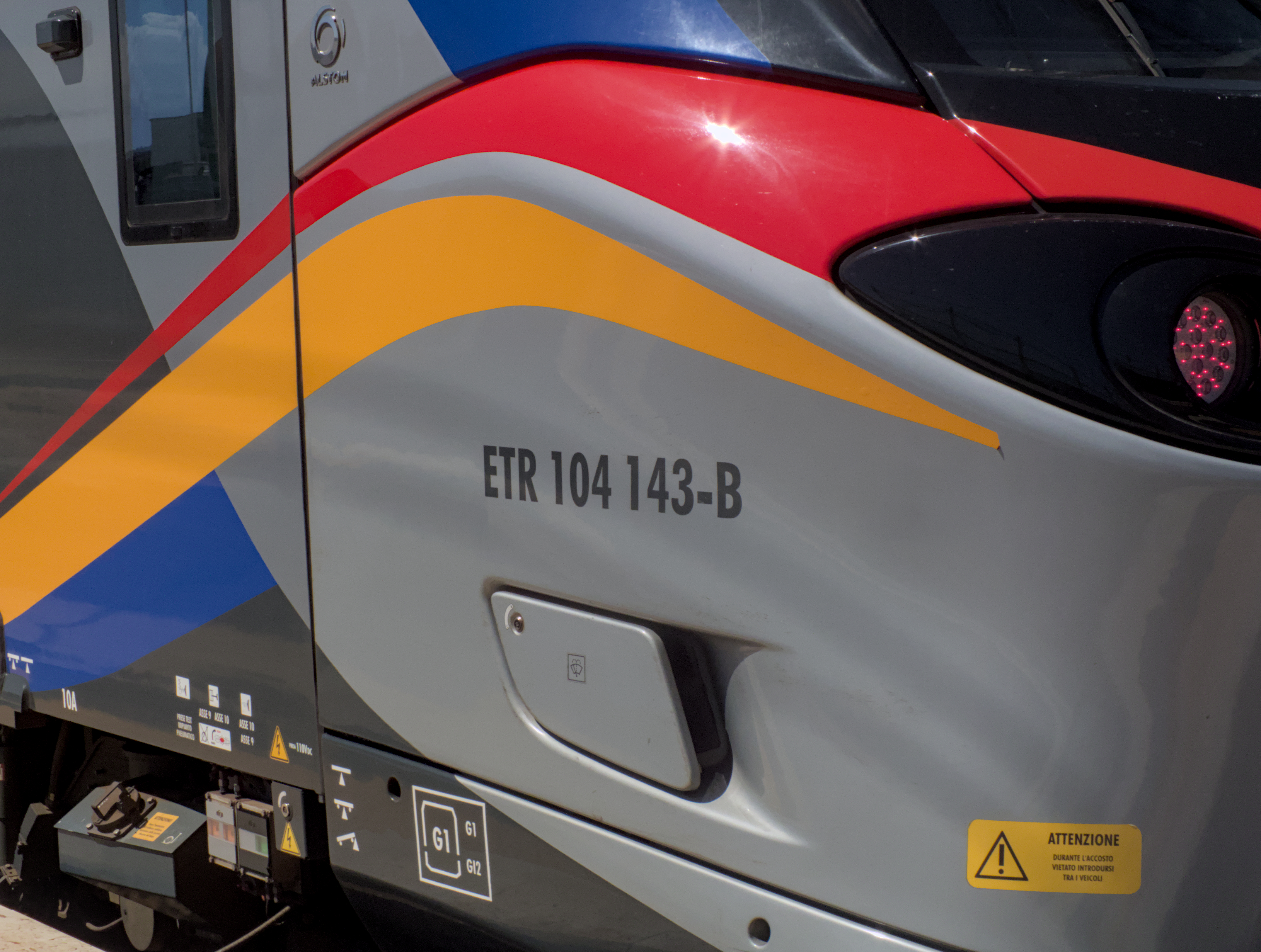 Unit number of a Pop train