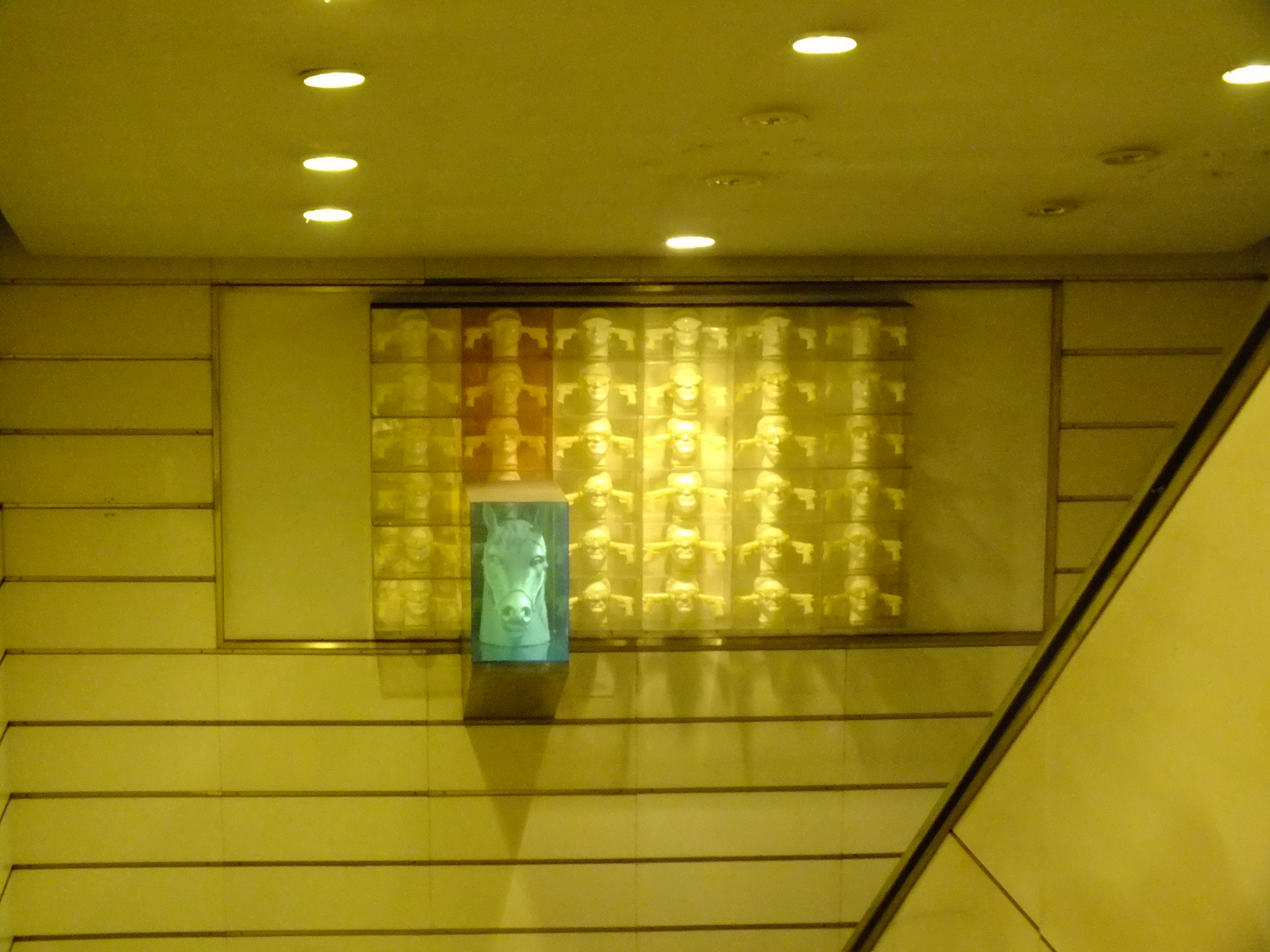 Art exhibitions at Mostra station on the Naples Metro Line 6