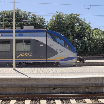 Jazz train at Napoli San Giovanni Barra station