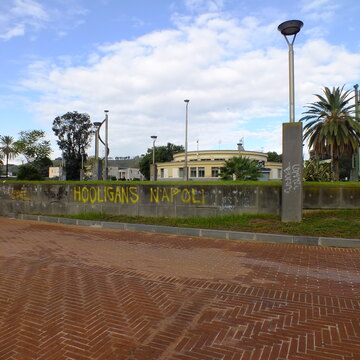 Piazzale Tecchio after rain