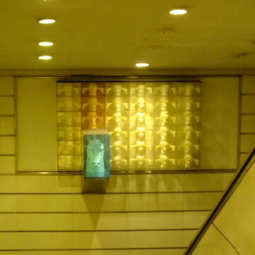 Art exhibitions at Mostra station on the Naples Metro Line 6